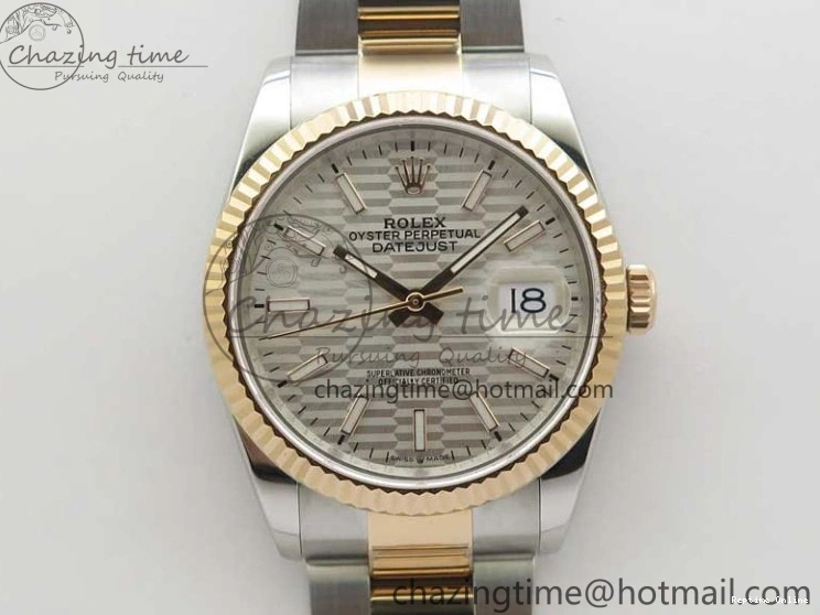 0401 DateJust 36 SS RG 126231 BP Maker 1:1 Best Edition Silver Dial on Oyster Bracelet EasyMatch 2511
